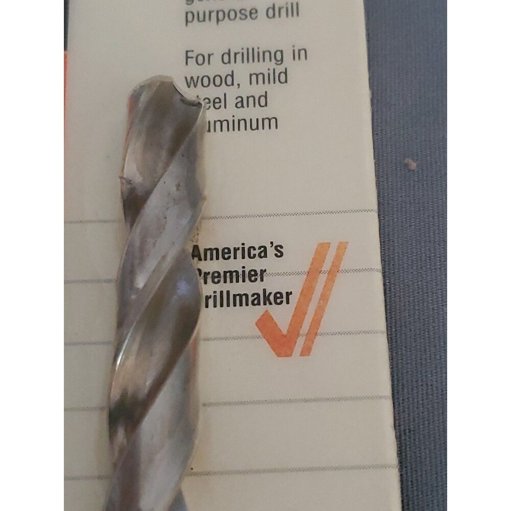 New Triumph Twist Drill 5/16” #011620 Sealed NOS USA Made High Speed Bit - Picture 7 of 13